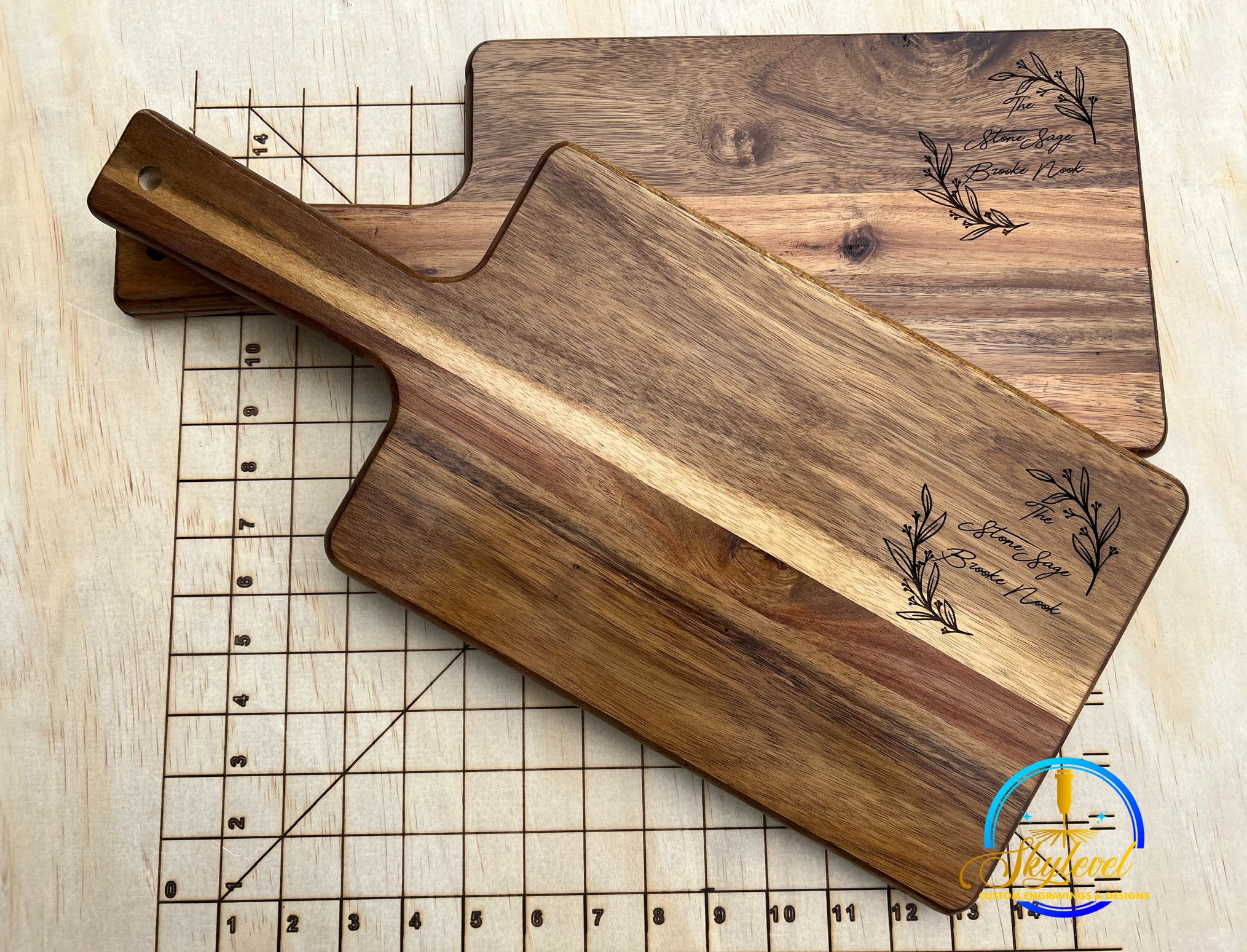 Wooden Charcuterie Board | Skylevel Custom Engravings & Designs