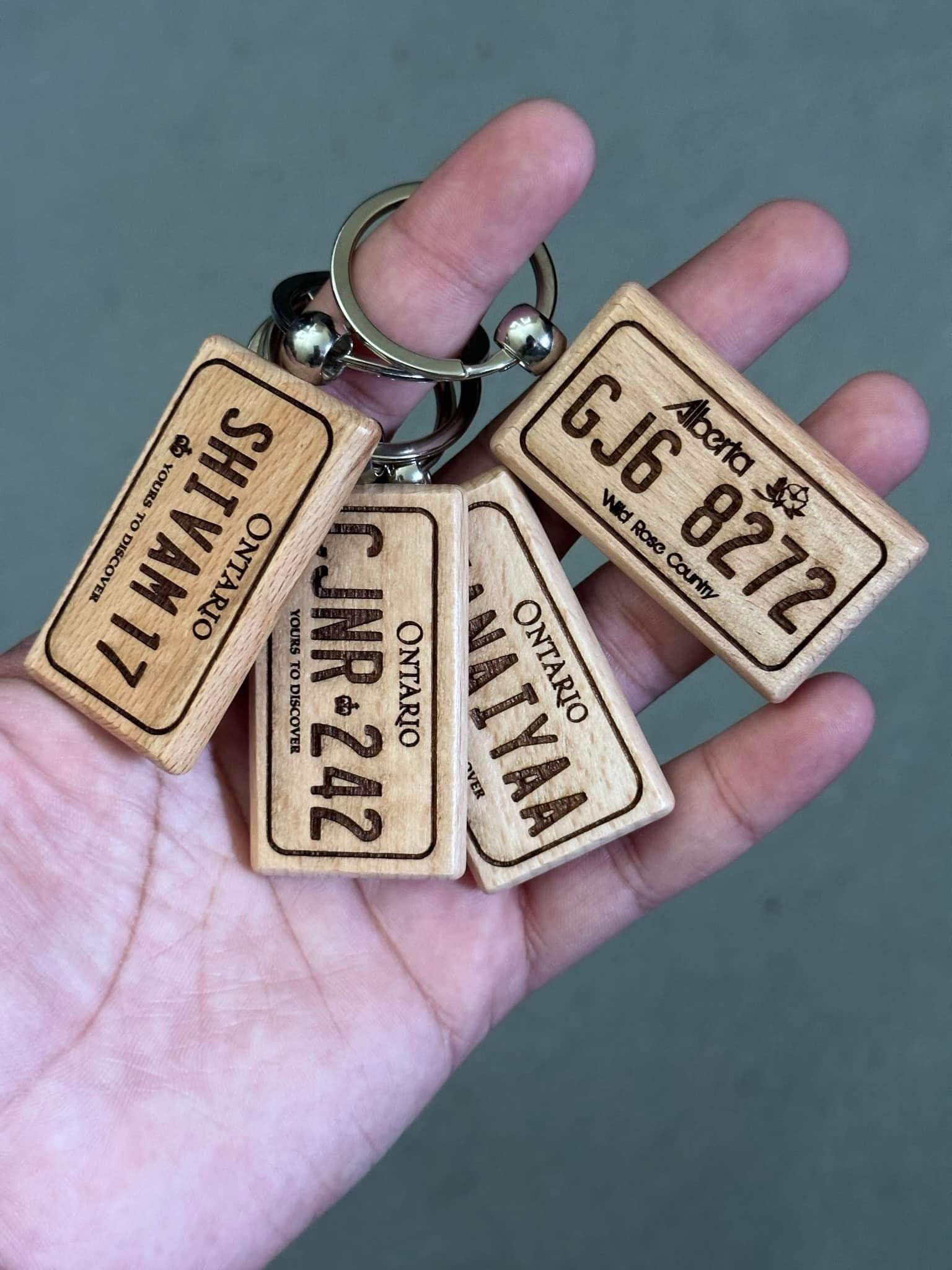 License Plate Keychain Skylevel Custom Engravings Designs