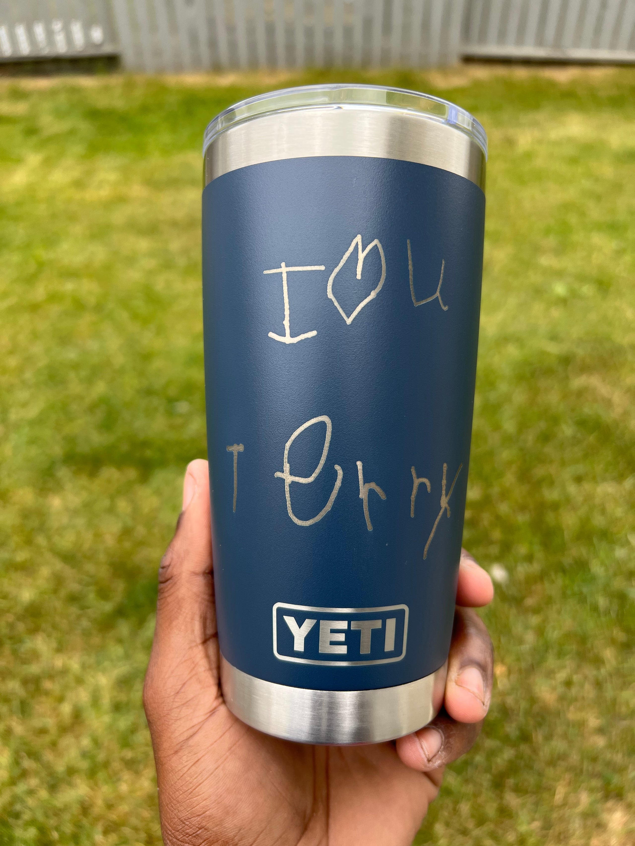 Yeti 20 cheap oz tumbler blue