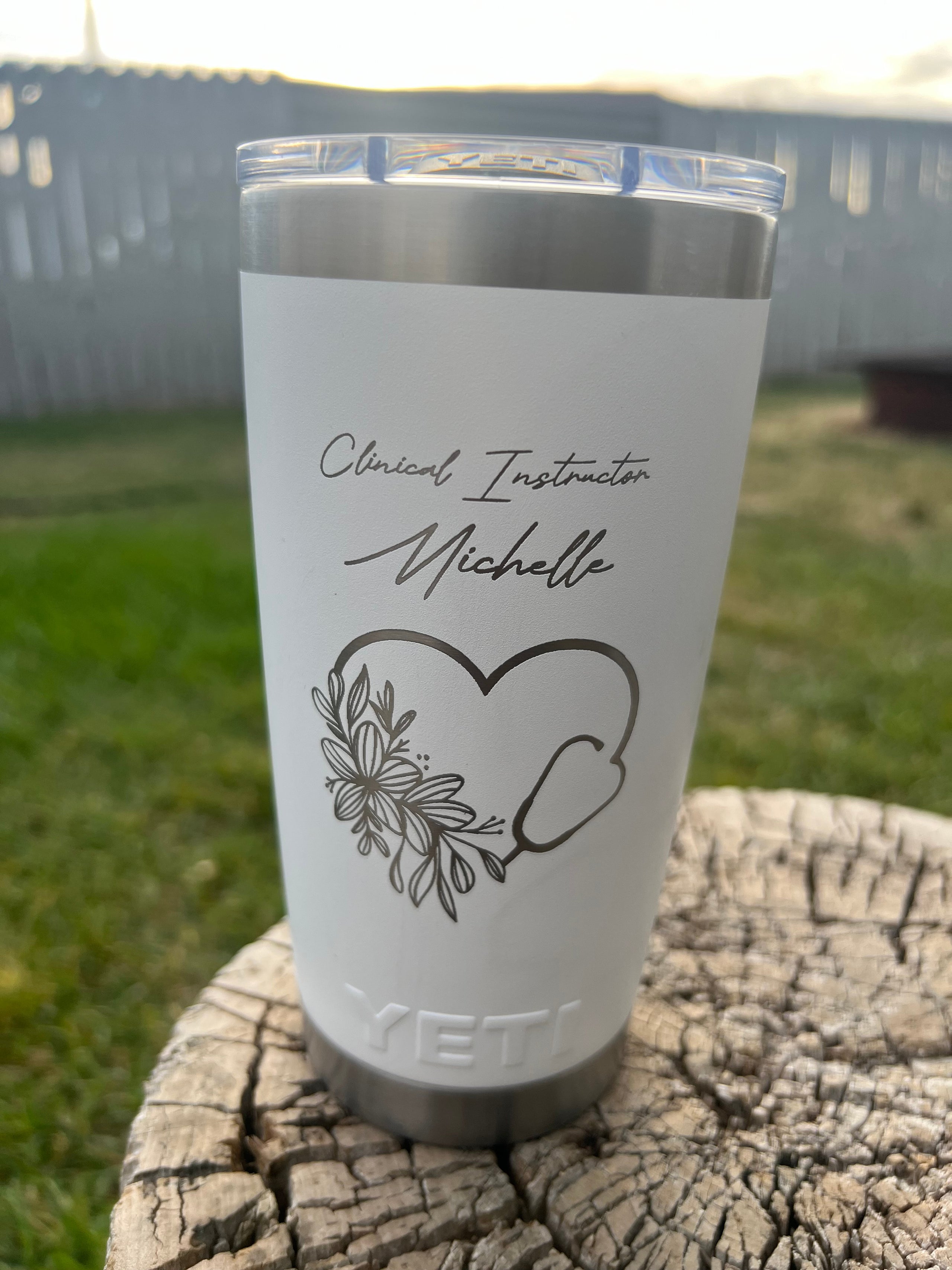 Etched yeti tumbler 2025